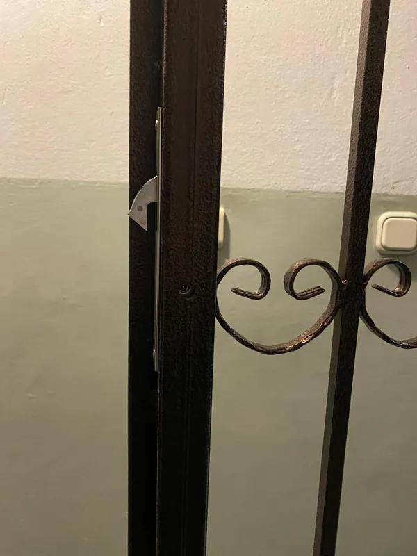 Bina giriş kapısı ferforje uygulaması 7